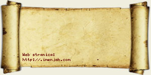 Janoš Poljaković vizit kartica